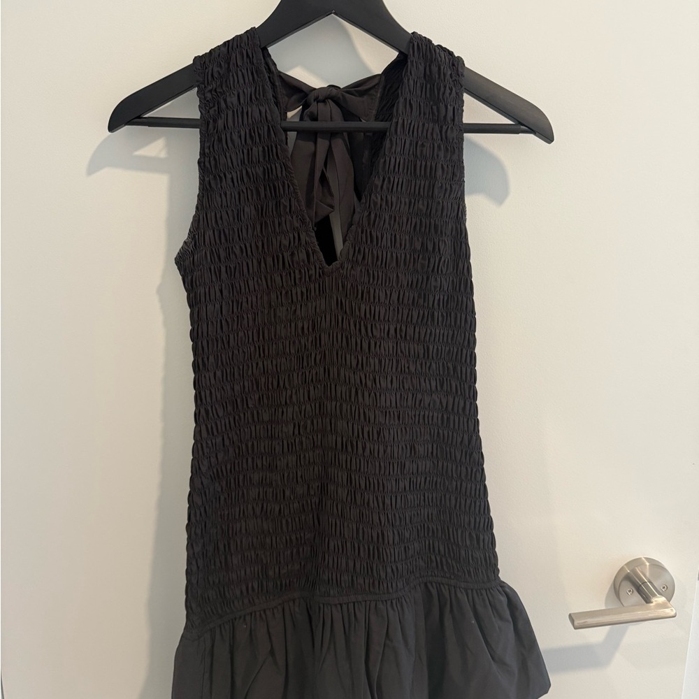 Ruffled Short Poplin Dress - Zara